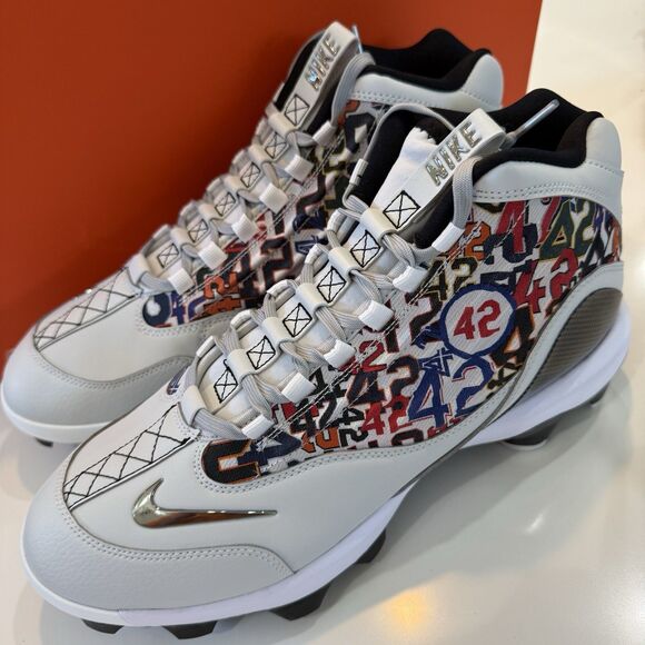 Nike Griffey 2Jackie Robinson Day MCS Sz 11 Mens Multicolor Baseball Cleats